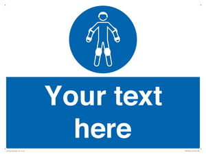 Custom protective roller sport equipment must be worn